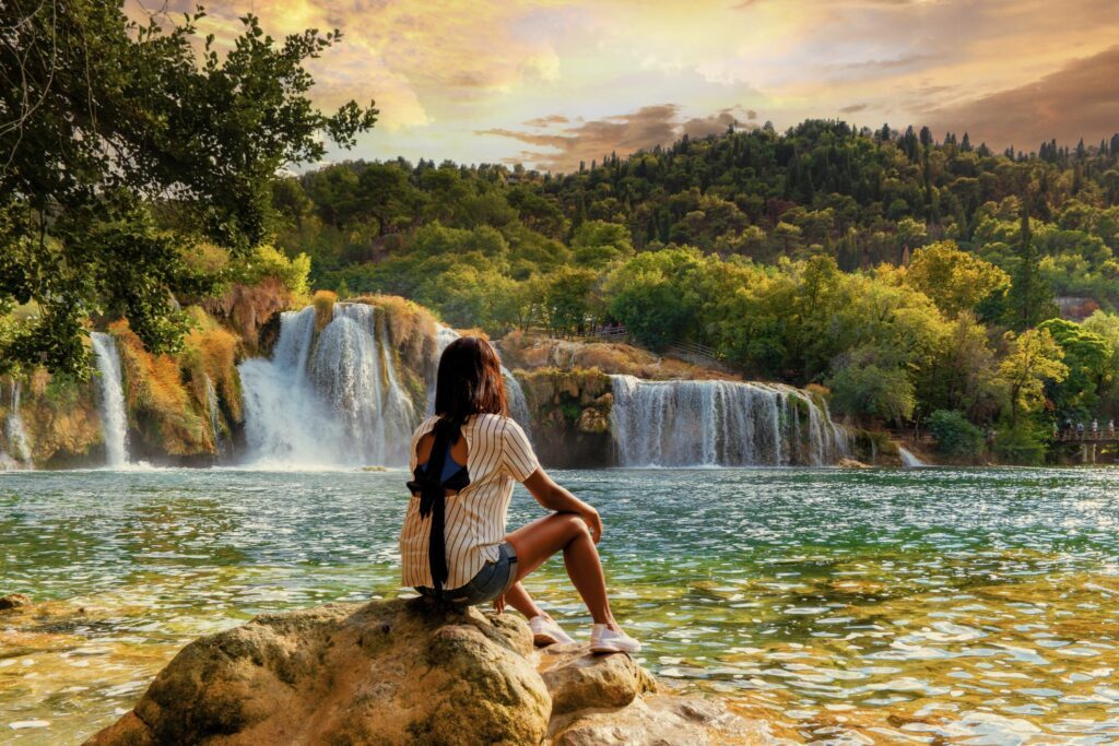 Beautiful KRK waterfalls