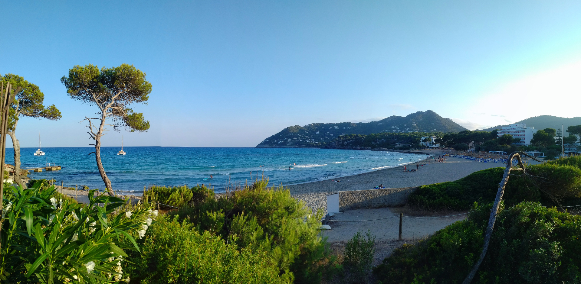 Canyamel beach panorama, Mallorca